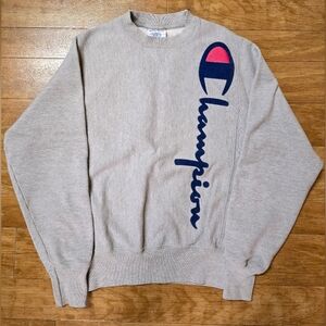 Champion Reverse Weave Gray Pullover Crew Neck Sweatshirt Size XS Unisex Adult